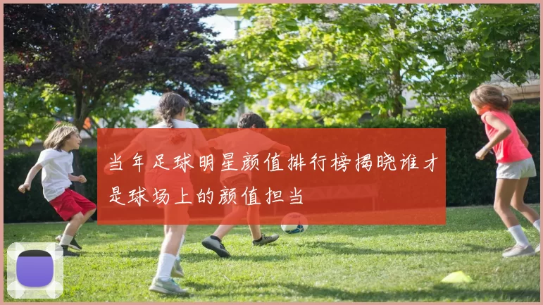 当年足球明星颜值排行榜揭晓谁才是球场上的颜值担当
