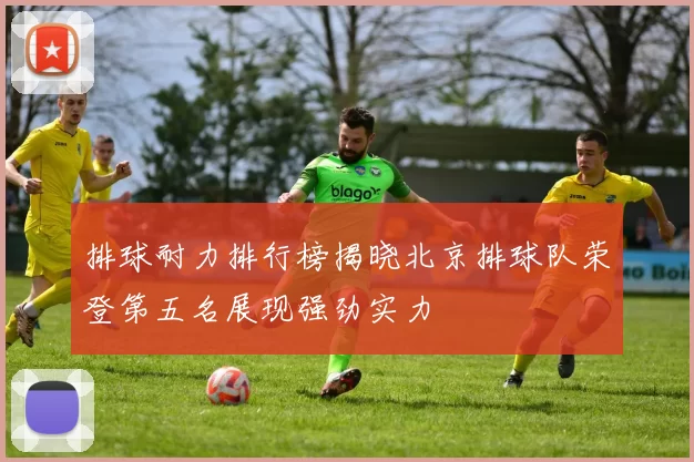 排球耐力排行榜揭晓北京排球队荣登第五名展现强劲实力